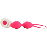 Pear Remote Vibrating Kegel Balls in Foxy Pink