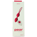 Pear Remote Vibrating Kegel Balls in Foxy Pink