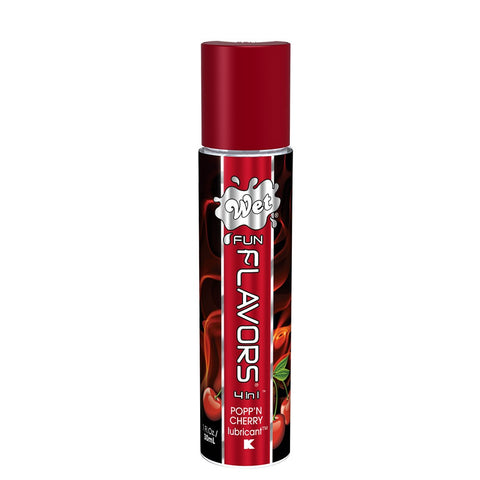 Fun Flavors 4-in-1 Massage Lube 1oz/30mL in Popp'n Cherry