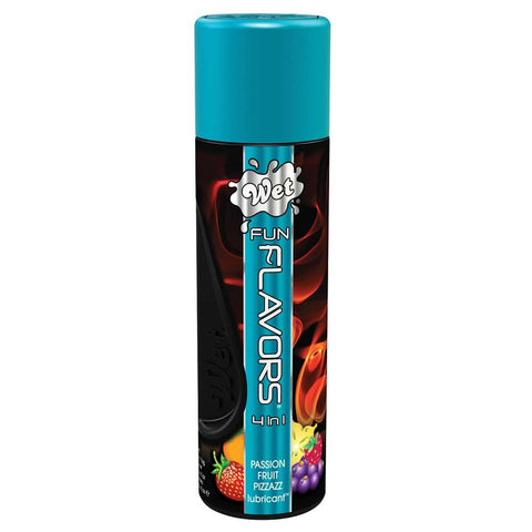 Fun Flavors 4-in-1 Massage Lube 4oz/121ml in Passion Fruit