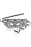 Rianne S Soiree Masque Mask I Jane in Black Lace