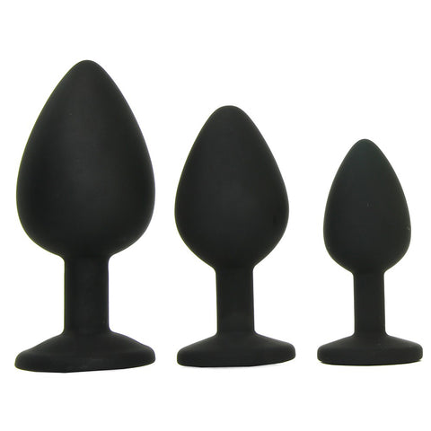 Rianne S Soiree Booty Plug Set 3X in Black