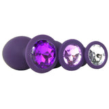Rianne S Soiree Booty Plug Set 3X in Deep Purple