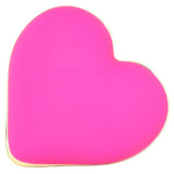 Rechargeable Silicone Heart Vibe in French Rose