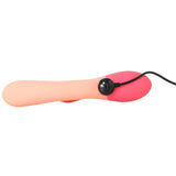 Xena Silicone Rabbit Vibe in Peach & Coral