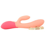 Xena Silicone Rabbit Vibe in Peach & Coral