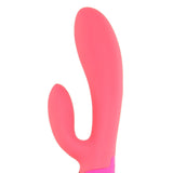 Xena Silicone Rabbit Vibe in Coral & French Rose