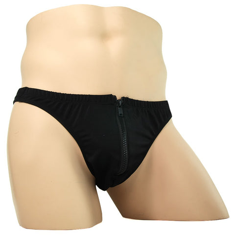 Fundies Unzip It Thong with Mask in OS