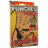 Fundies Unzip It Thong with Mask in OS