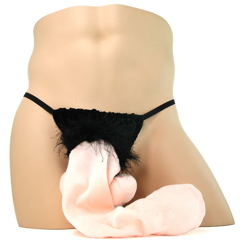 Fundies Foot Long Thong with Ruler in OS