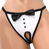 Fundies Black Tie Tuxedo Set in OS