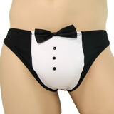 Fundies Black Tie Tuxedo Set in OS