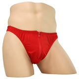Fundies Red Unzip It Thong in OS