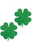 Peekaboos Shamrock and Roll Pasties in Green