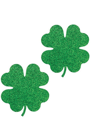 Peekaboos Shamrock and Roll Pasties in Green