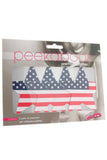 Peekaboos Stars and Stripes Pasties in Red, White & Blue