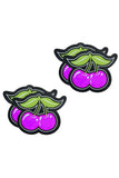 Peekaboos Cherries Jubilee Pasties in Purple