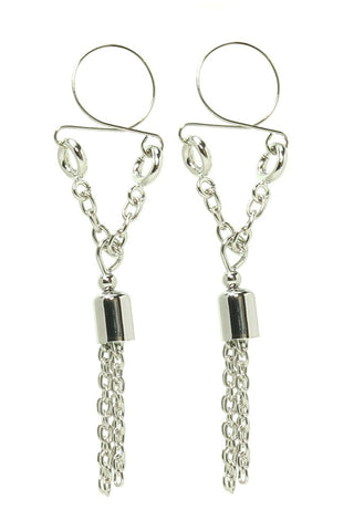 Peekaboos Silver Tassel Nipple Jewelry