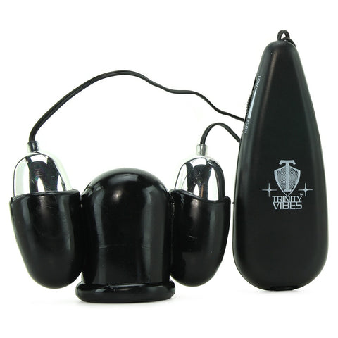 Multi Speed Vibrating Penis Head Teaser in Black