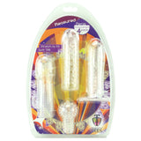 Trinity Vibes Pleasure Penis Enhancement 4 Pack in Clear