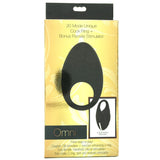 Omni 20 Mode Cock Ring & Clitoral Vibe in Black