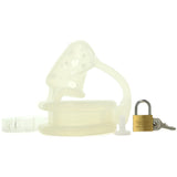 Sado's Spiked Chamber Silicone Male Chastity Device
