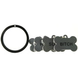 Recruit Aluminum Cock Ring & 4 Dog Tags