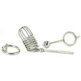 Condemned Penetration Cage with Anal & Urethral Insertion