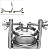 Deluxe Cleaver Urethral Spreader CBT Chastity Cage
