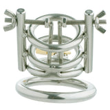 Deluxe Cleaver Urethral Spreader CBT Chastity Cage