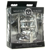 Deluxe Cleaver Urethral Spreader CBT Chastity Cage
