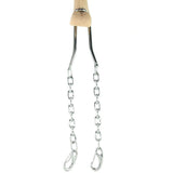 Hitch Stainless Steel Ball Stretcher with Chains in Silver