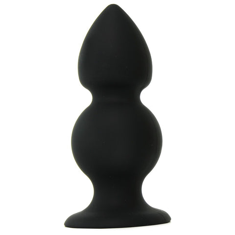 Tom of Finland Weighted Silicone Anal Plug in Black