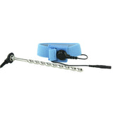 Estim Cock & Ball Strap with Beaded Urethral Insert