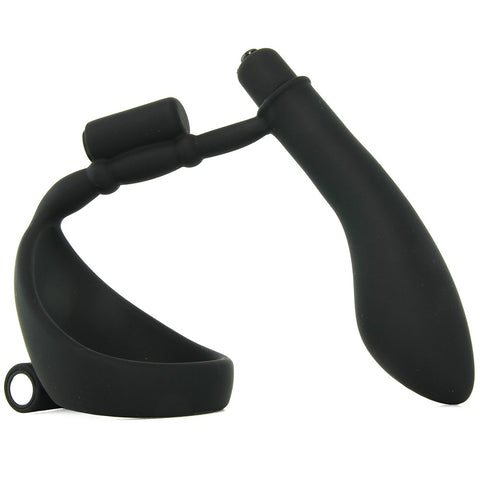 Prostatic Play Epic Triple Stim Anal Plug & Cock Ring in Bl