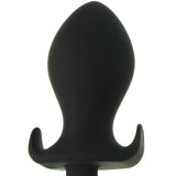 Woof XL Silicone Puppy Tail Anal Plug in Black