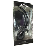 Woof XL Silicone Puppy Tail Anal Plug in Black
