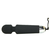 Wand Essentials Deep Velvet Silicone Massage Wand in Black