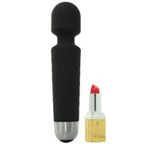 Wand Essentials Deep Velvet Silicone Massage Wand in Black