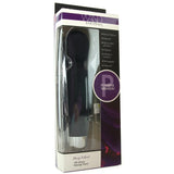 Wand Essentials Deep Velvet Silicone Massage Wand in Black