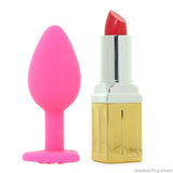 Frisky Silicone Heart Butt Plug Set in Pink