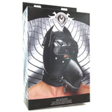 Muzzled BDSM Hood in Black