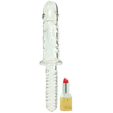 Brutus Glass Thruster Dildo in Clear