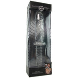 Brutus Glass Thruster Dildo in Clear