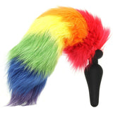 Tailz Rainbow Tail Silicone Butt Plug