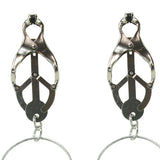 Jugs Nipple Clamps with Buckets in Silver
